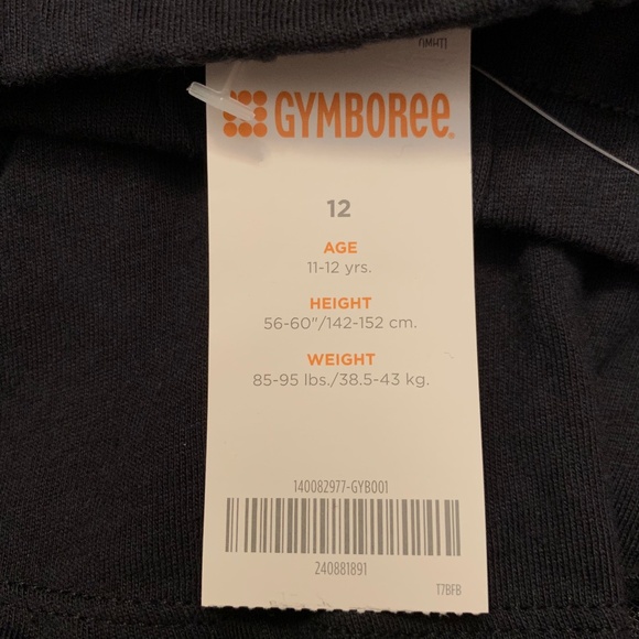 Gymboree Black Cotton Ruffle/ Tuille Trim Skirt Size 12 - Picture 9 of 9